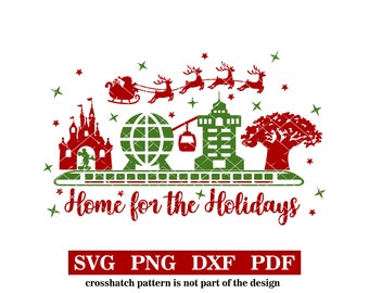 Home For The Holidays, Christmas Design, svg-png-pdf-dxf