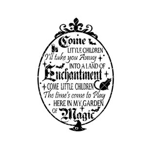 Come Little Children Halloween Witch Theme SVG, Tshirt ontwerp, Borden, Decals, Halloween Feesten, Kostuum Tshirt, park kleding png-dxf-pdf