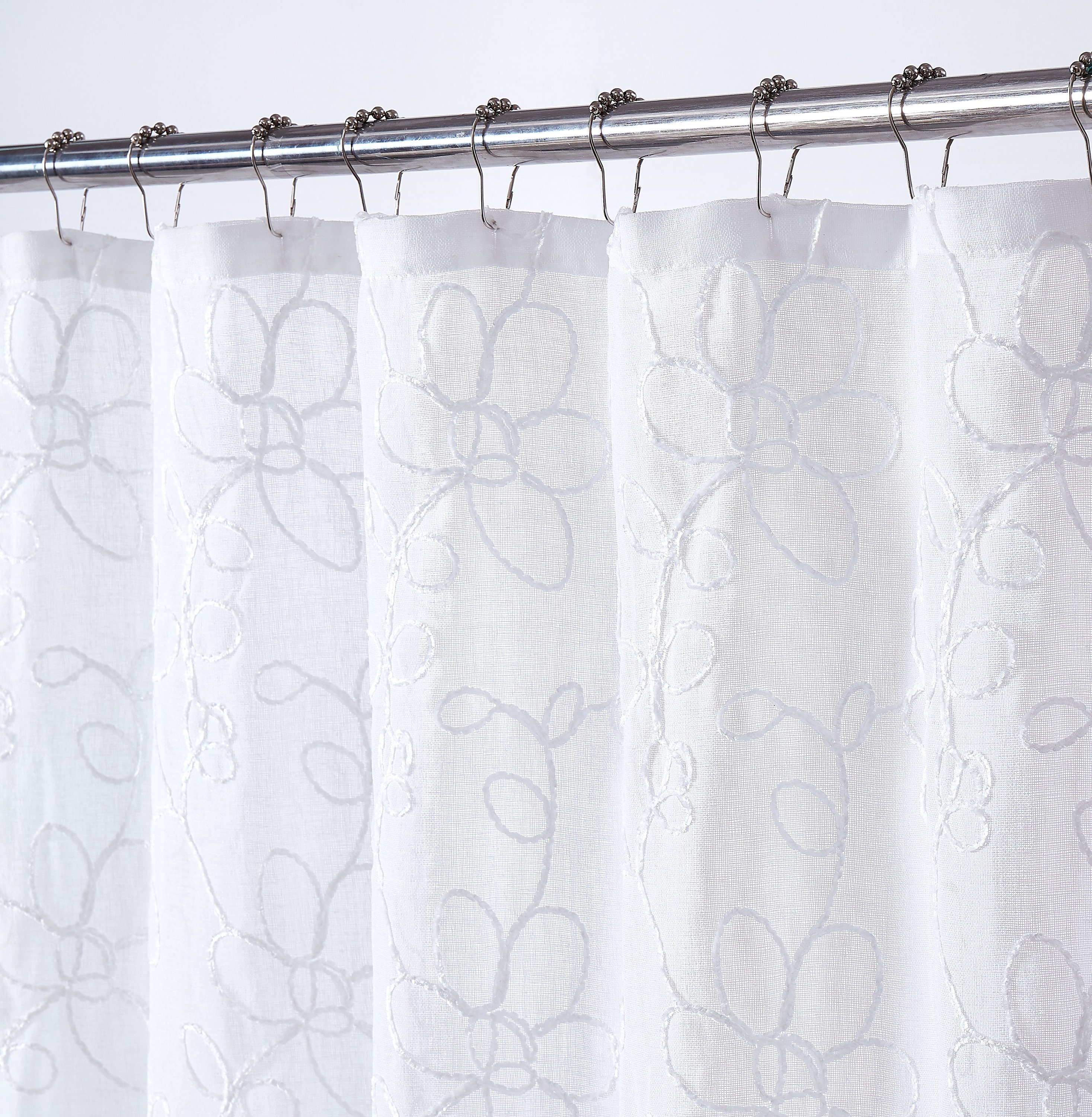 Shades of Navy Rita Shower Curtain RITSCWH Stunning Shabby Etsy