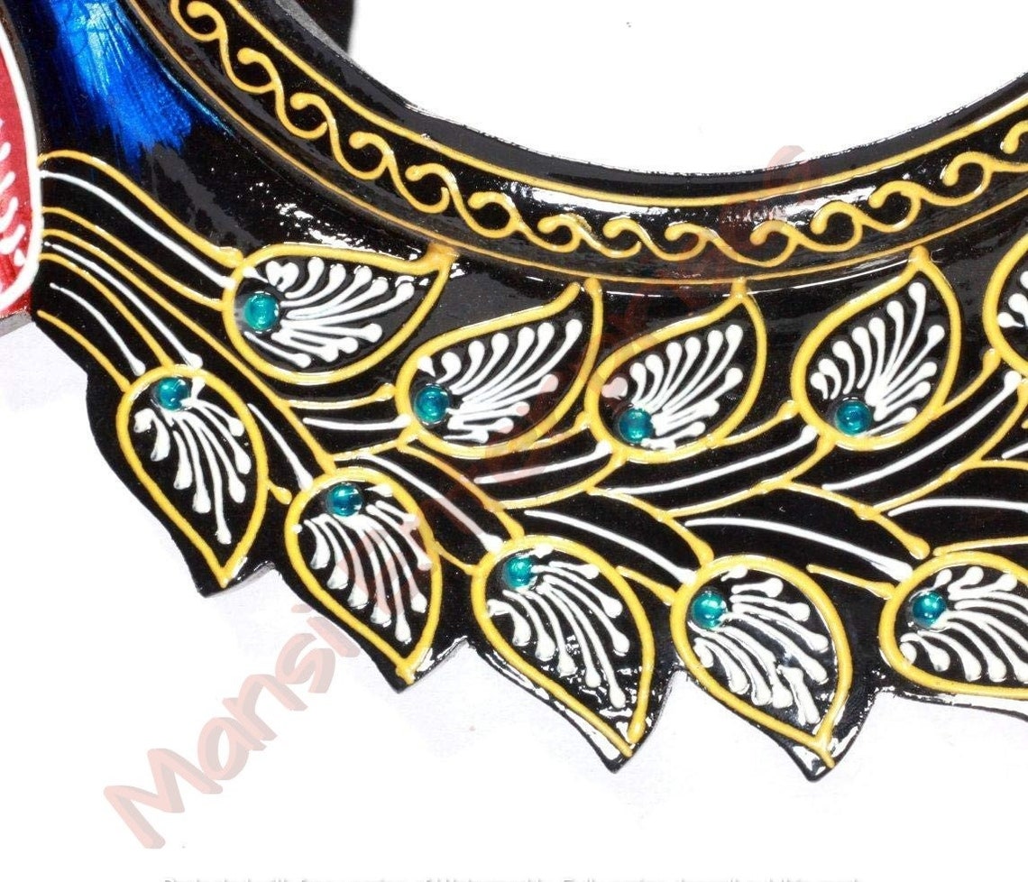 Wooden Handmade Peacock Wall Clock for Home Wall Decor Etsy