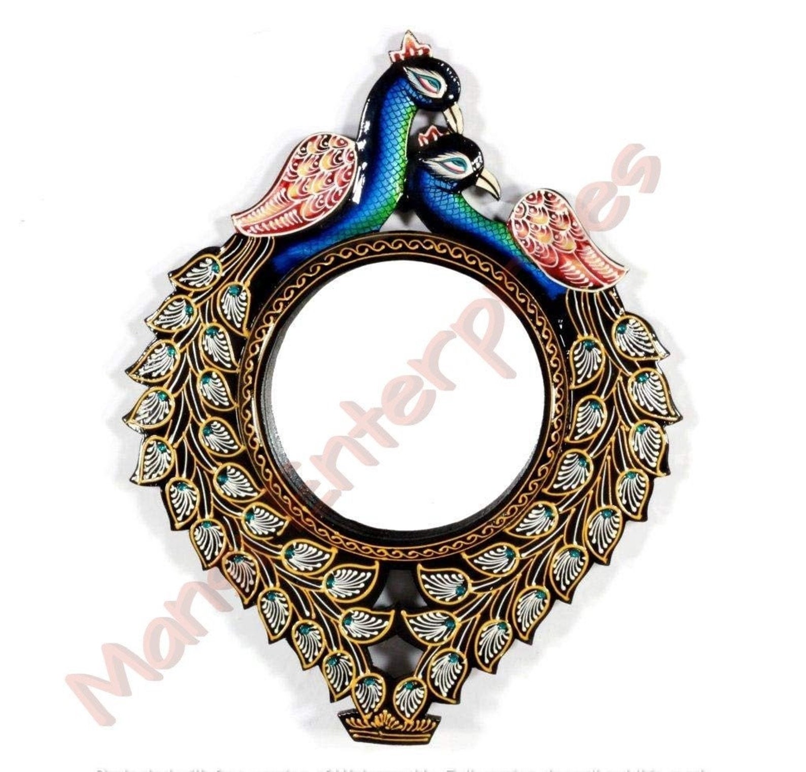 Wooden Handmade Peacock Wall Clock for Home Wall Decor Etsy