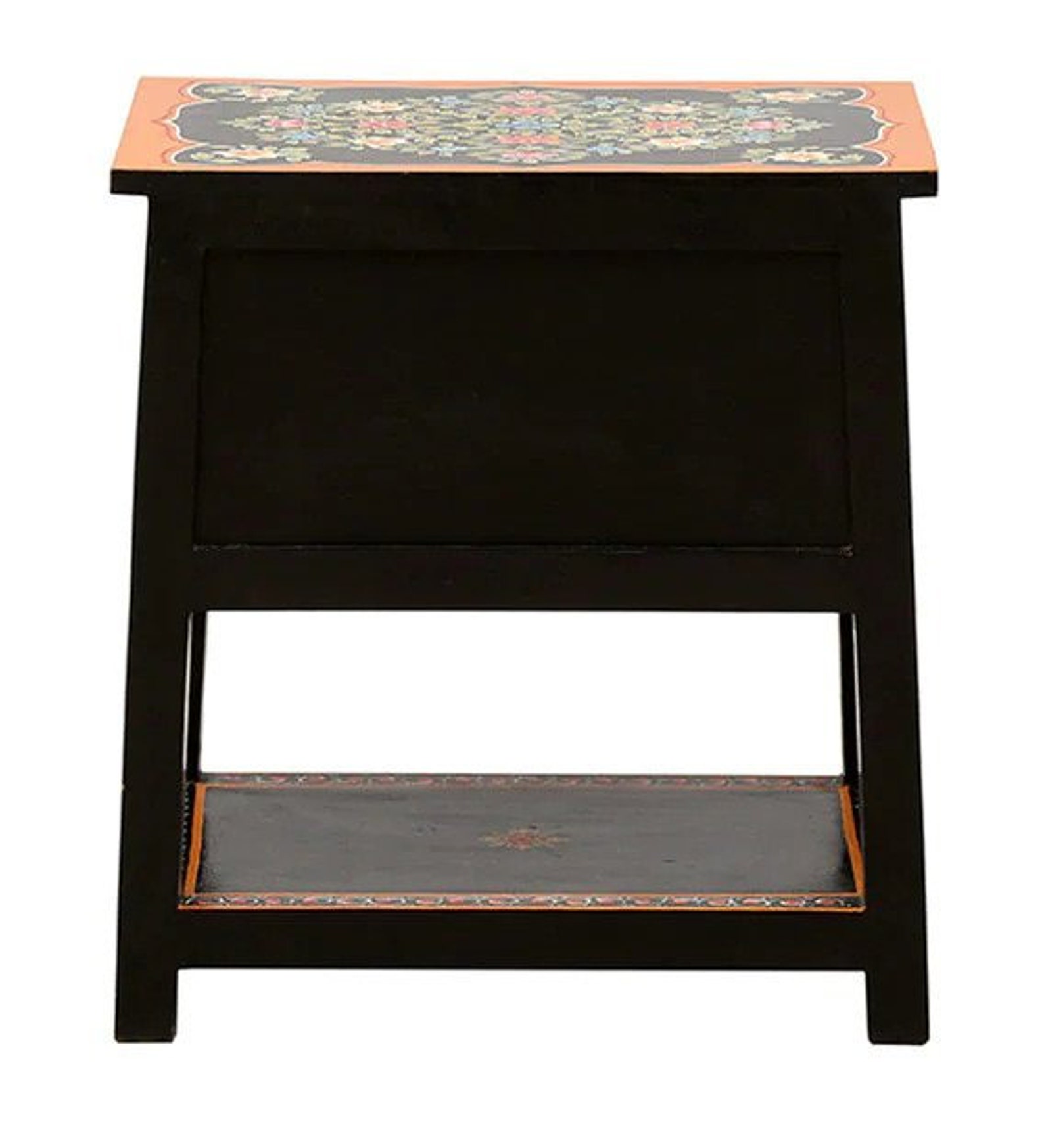 Indian Wooden Bedside Table Storage Table Bedroom Furniture Etsy