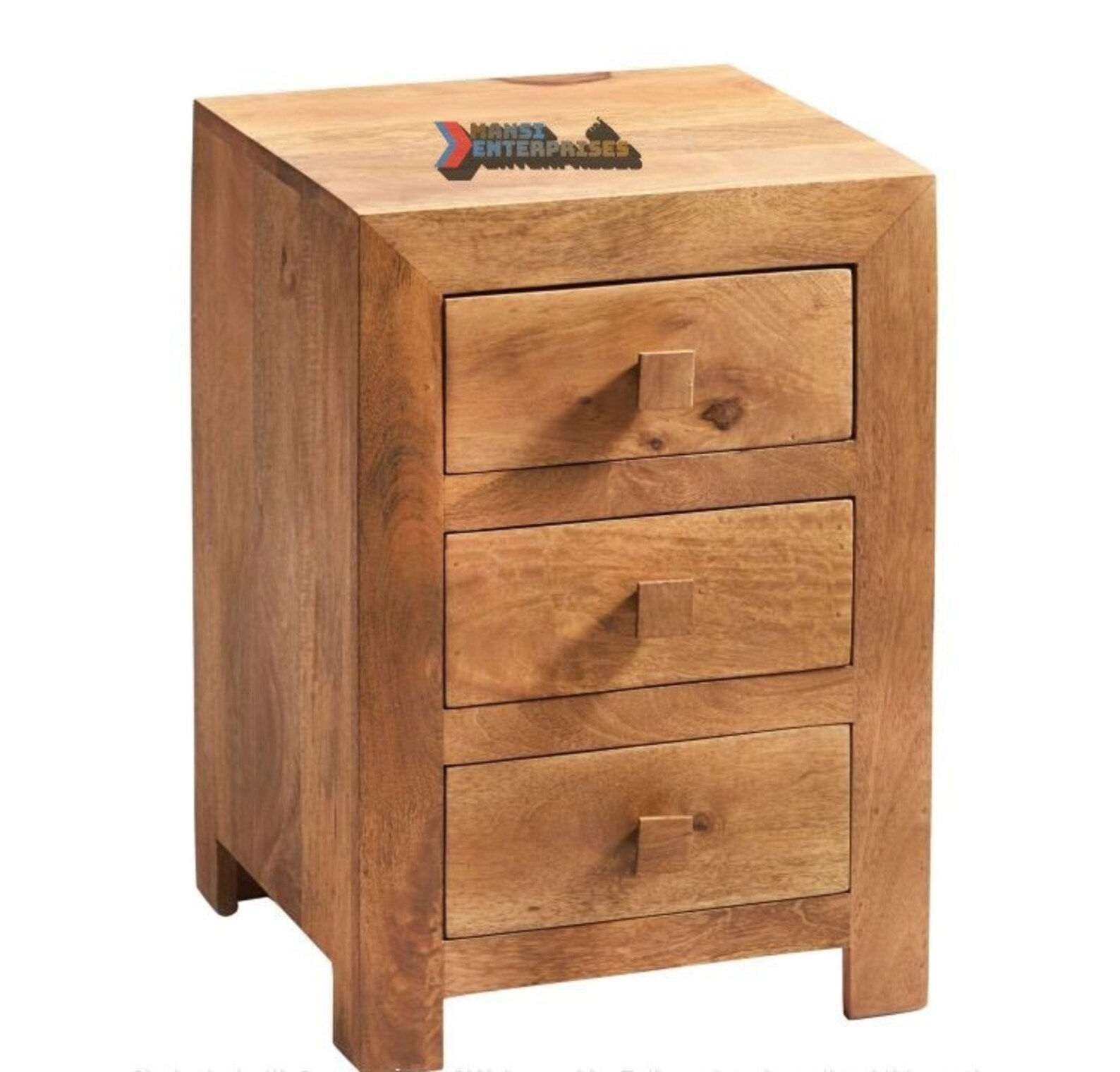 Indian Wooden Bedside Table Solid mango wood bedside 3 Etsy
