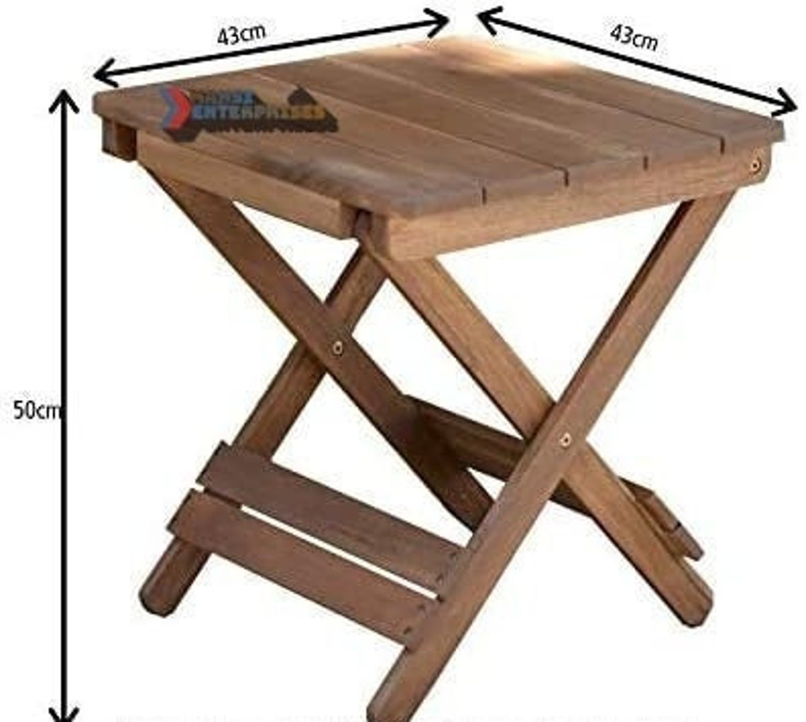 Indian wood Stool / Folding wood stool / Folding Hardwood Etsy