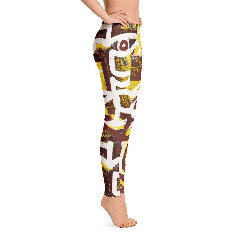 Abstract Print Leggings