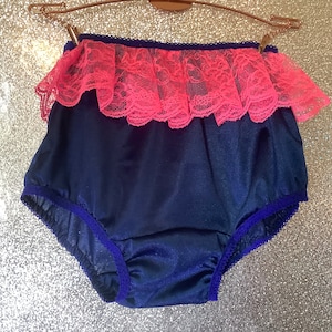 Vintage look retro nylon panties sissy burlesque