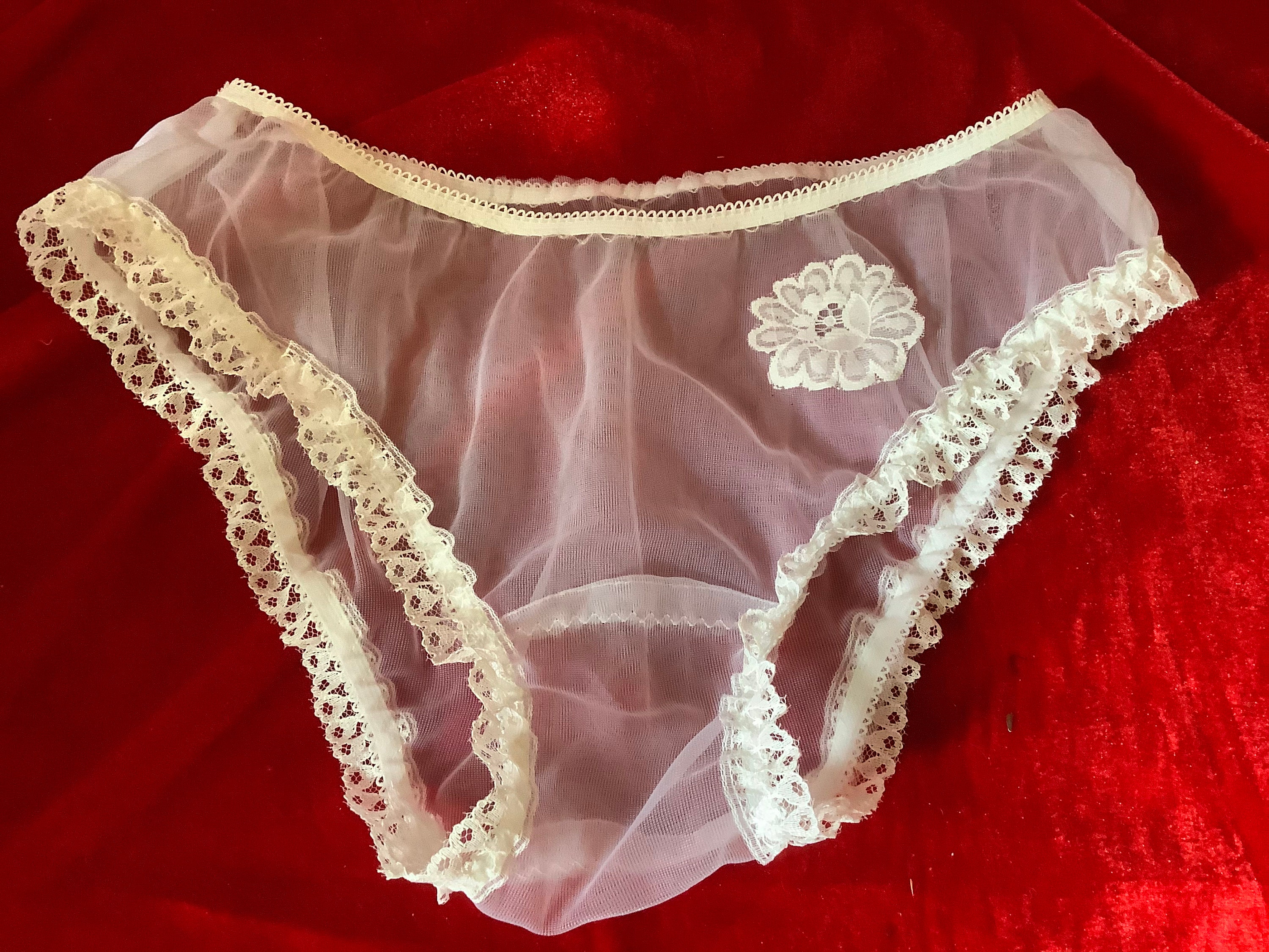 Vintage Style Sheer Nylon Panties Etsy Uk