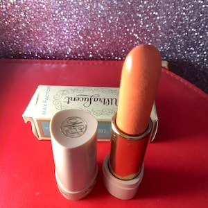 Vintage Max Factor ultraluzent mutiger Koralle Lippenstift