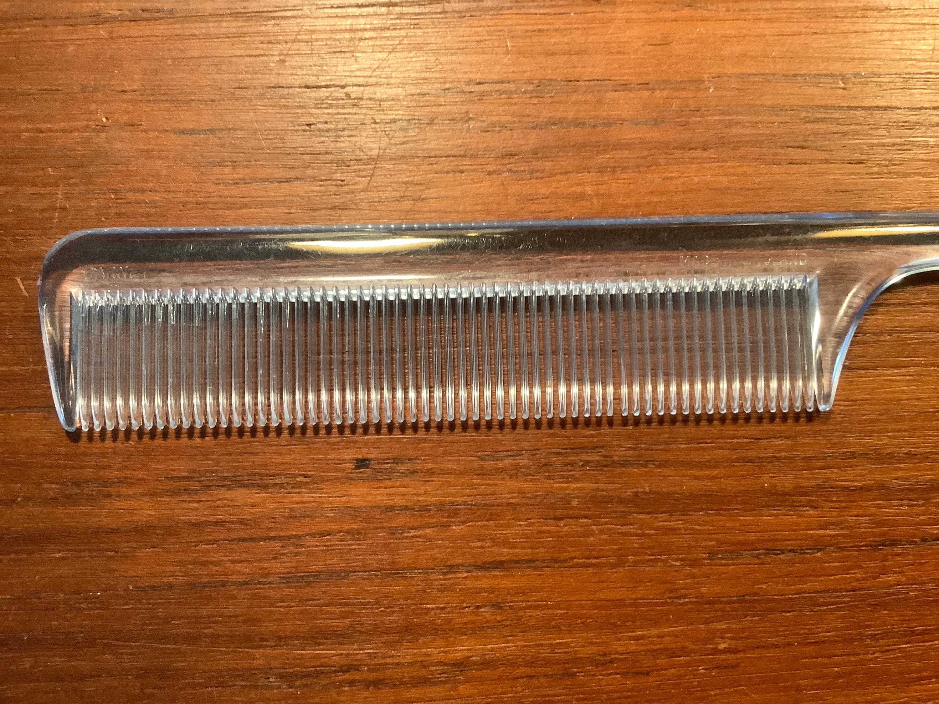 Blue Translucent Plastic Tail Comb - Etsy