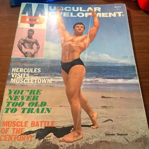 Muscular development body building magazine