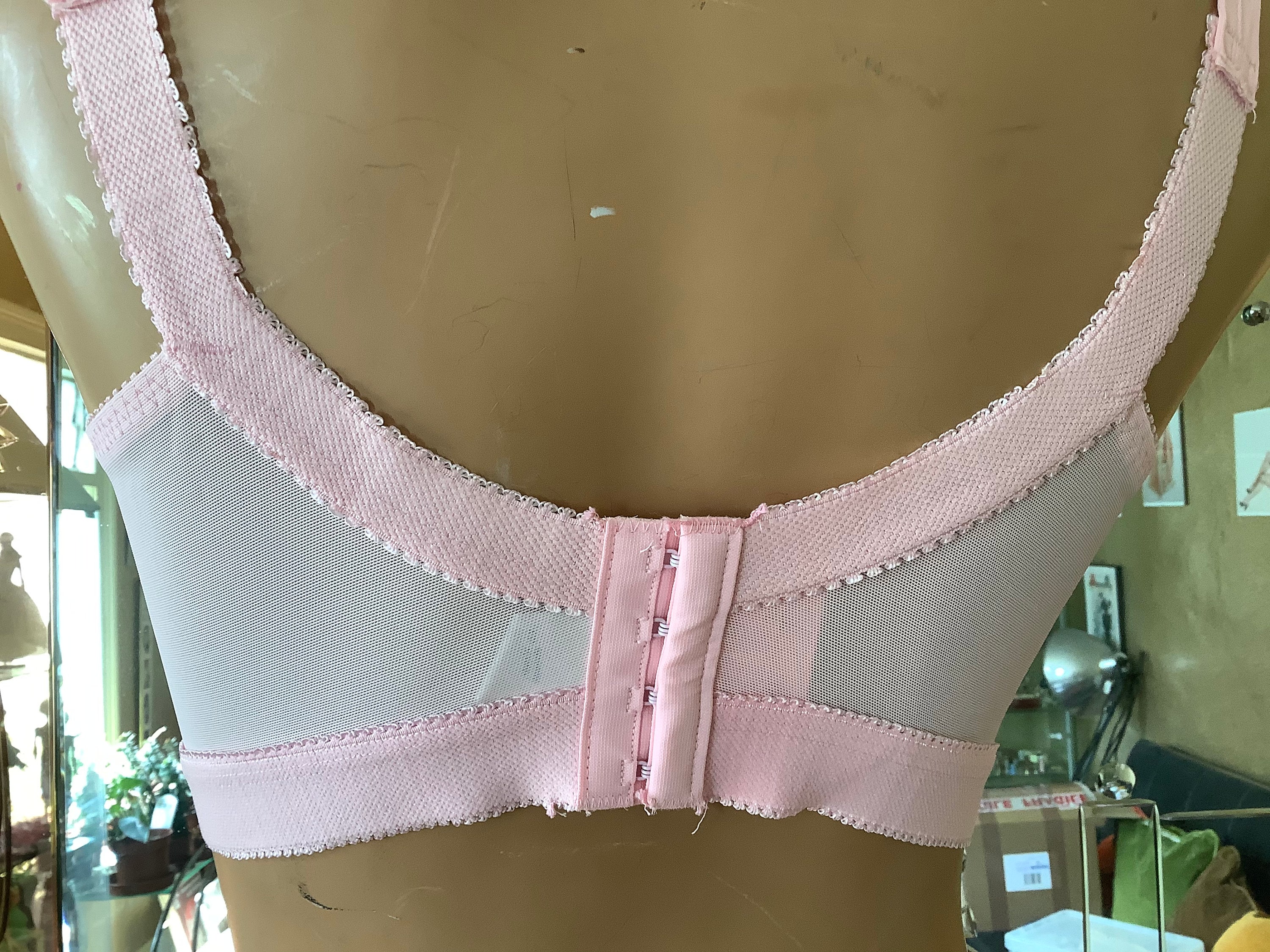 Playtex Cross Your Heart Bra Slightly Sheer Pink Lace -  Canada