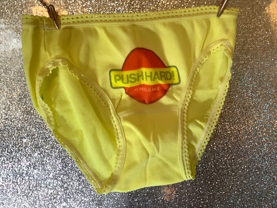 Slogan bikini panties
