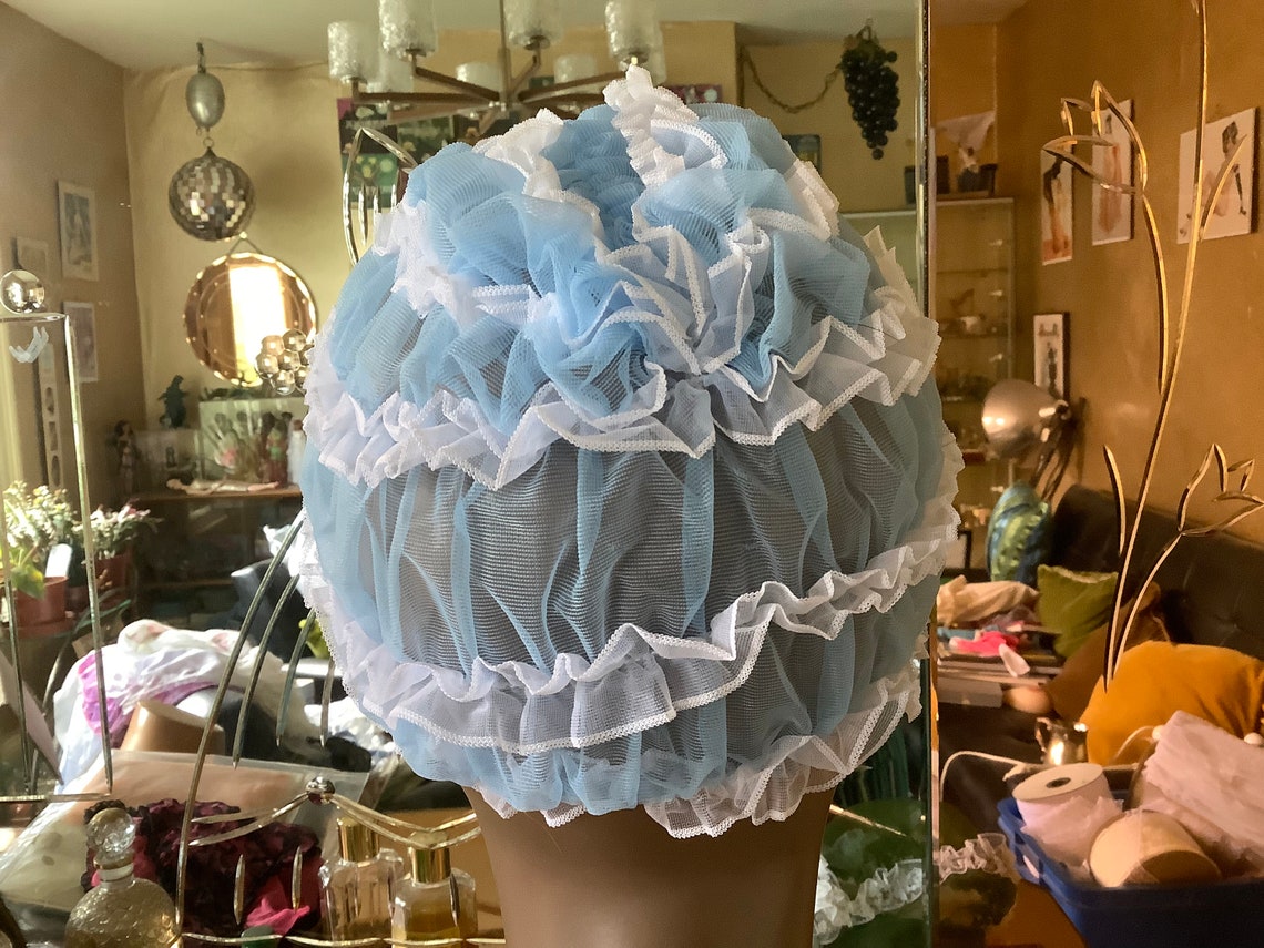 Vintage Sheer Nylon Beauty Cap Hair Styling Etsy UK