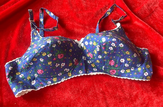 Padded Hard Cup Floral Bra Demoiselle 