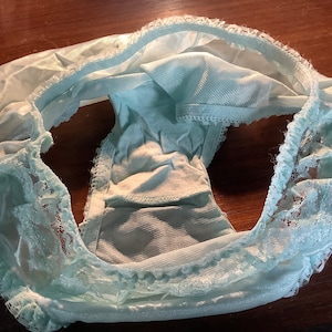 Vintage nylon semi sheer slightly sparkling panties