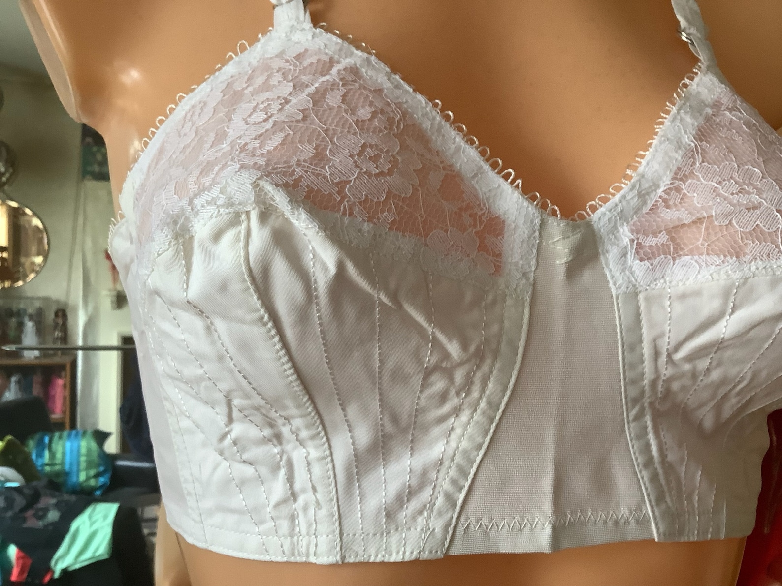Beauty Line Cotton Lace Top Bra in Packet - Etsy