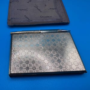 Vintage Stratton notebook  and pen with pouch