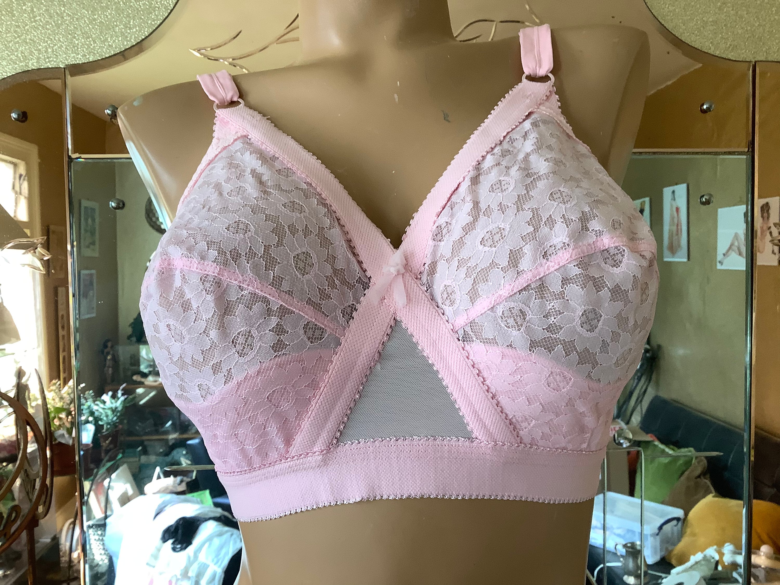 Buy Playtex Cross Your Heart Bra Slightly Sheer Pink Lace Online in India 