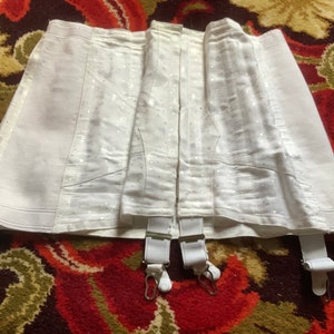 New Vintage Crown-ette Firm Control Pants Liner Girdle White