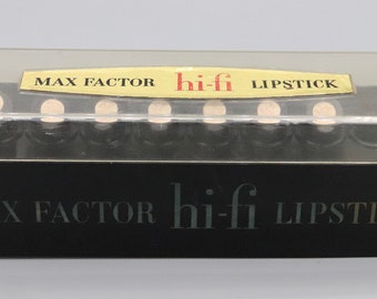 Espositore da negozio hi-fi porta rossetto vintage Max Factor