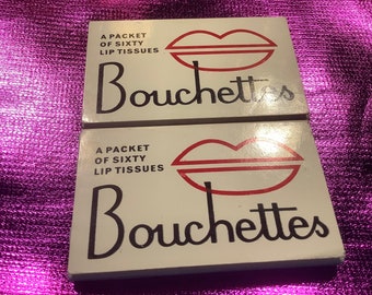 Bouchettes lip tissues  blotting lipstick