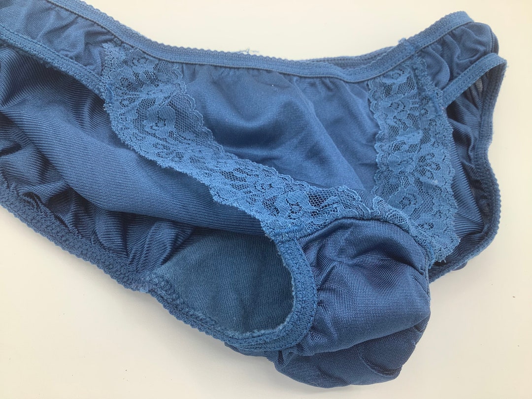 St Michael Vintage Navy Blue Panties Etsy