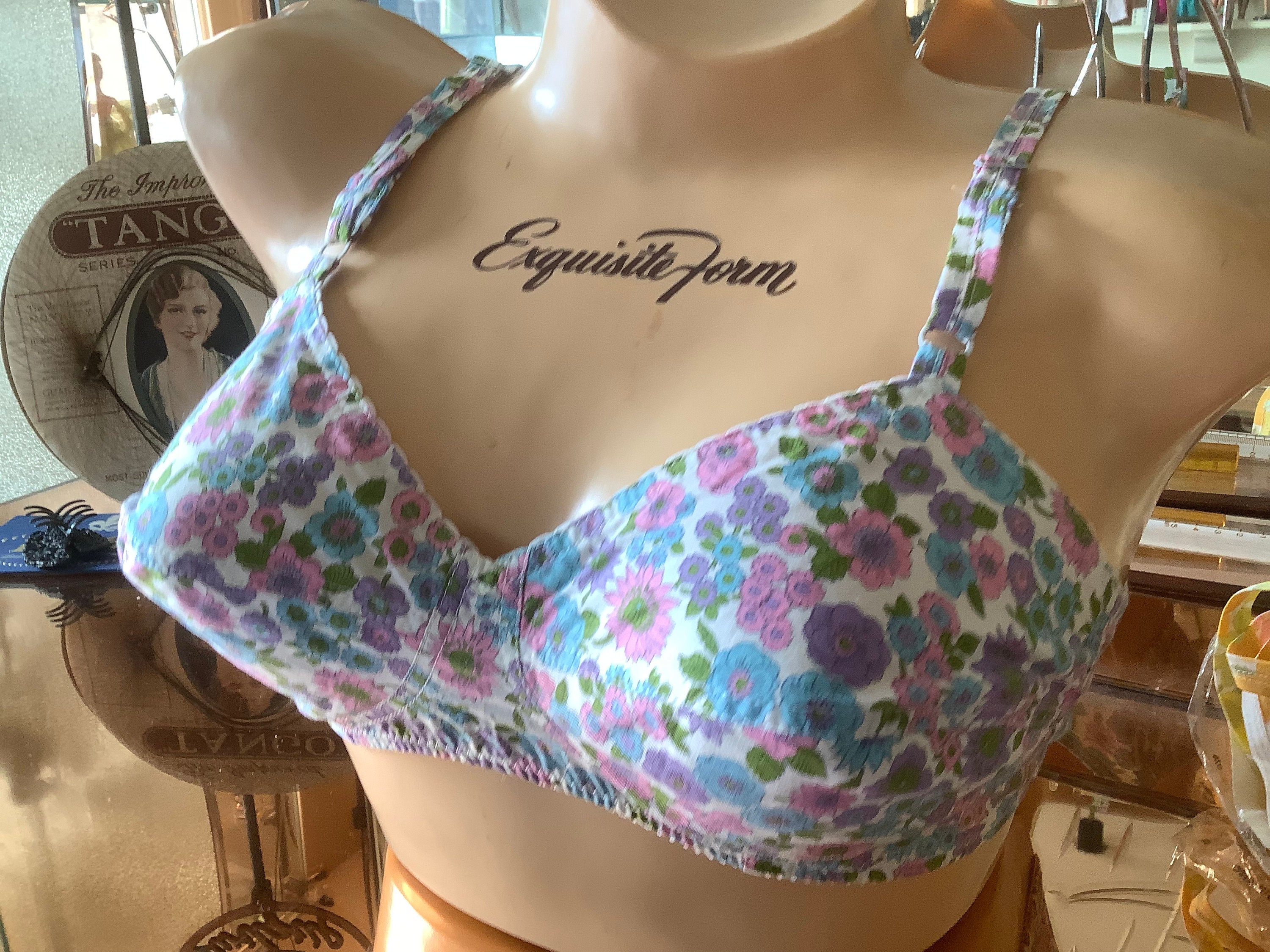 Floral Printed Powernet Bra By St. Michael