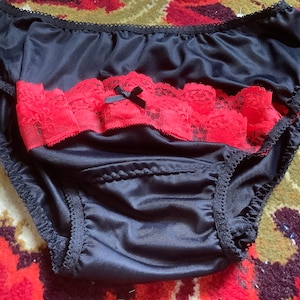 Vintage look retro  Lacy nylon panties