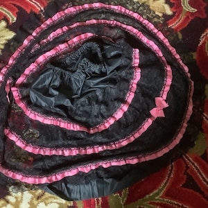 Vintage  nylon lace  swing petticoat