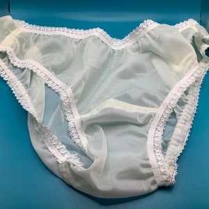 Nylon bikini  panties in semi sheer nylon