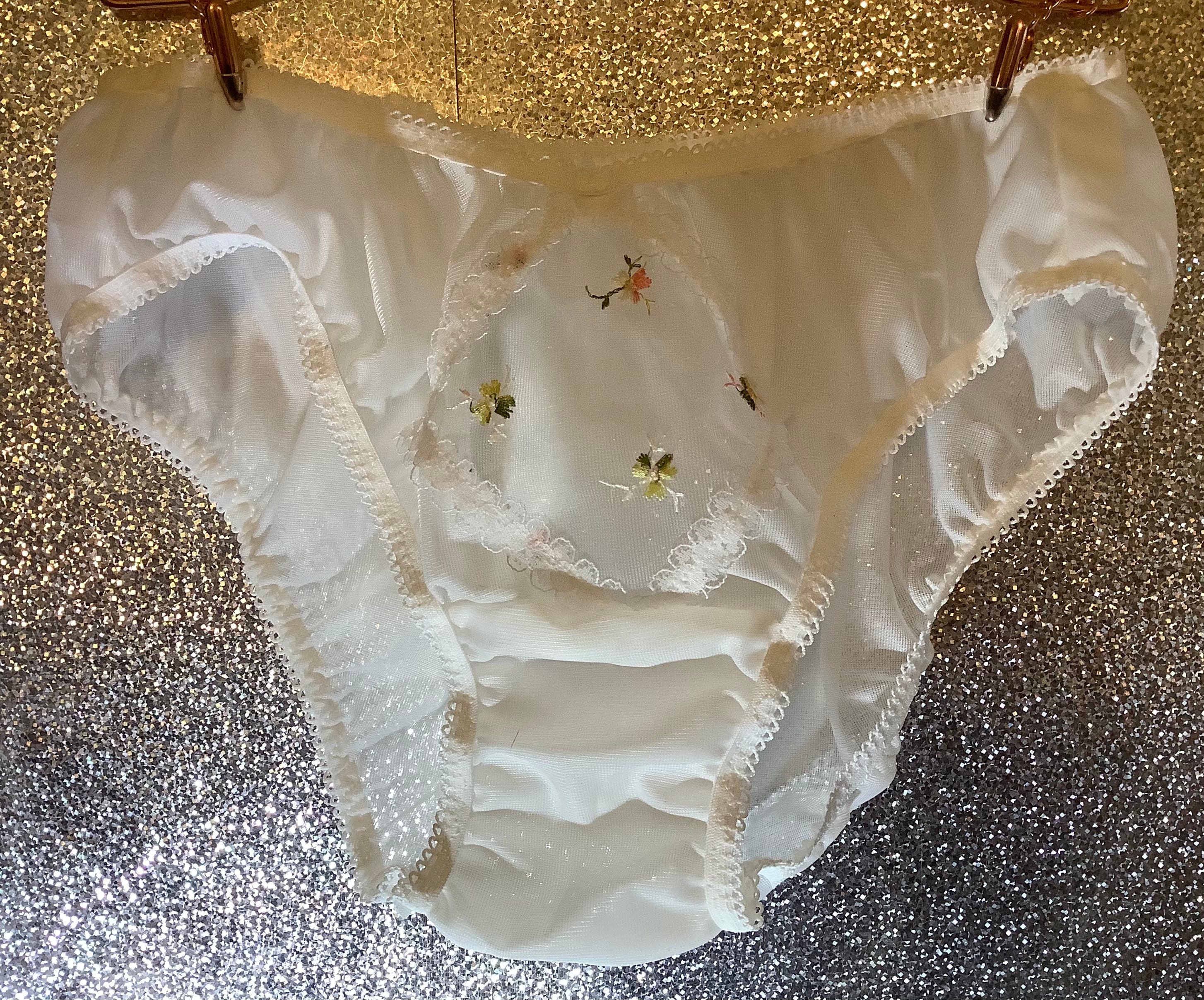 Nylon Panties Cotton Briefs Lace Pantys for Female Ladies Floral