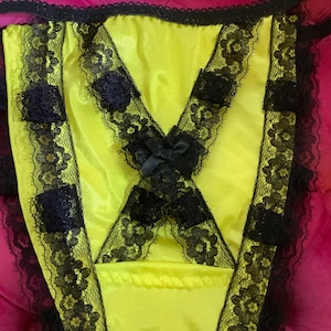 Tanga nylon tricot panties
