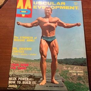Muscular development body building magazine