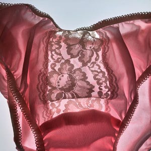 Vintage look retro nylon bikini  panties