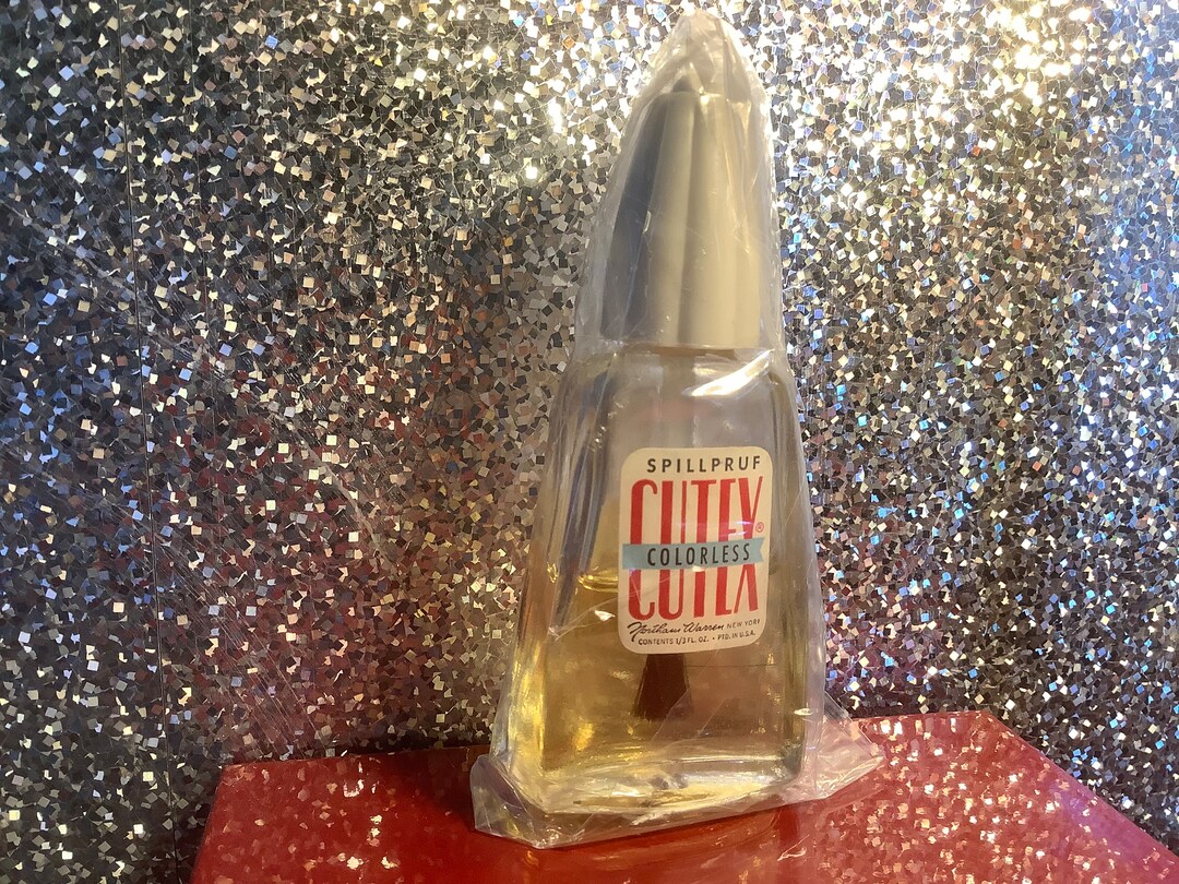 Cutex Spillpruf Colorless Nail Polish Tulip Lid Etsy