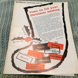 Vintage Spirella trade magazine Nov 1970