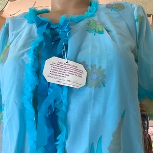 Vintage nylon Peignoir set  Lovely Lingerie unused
