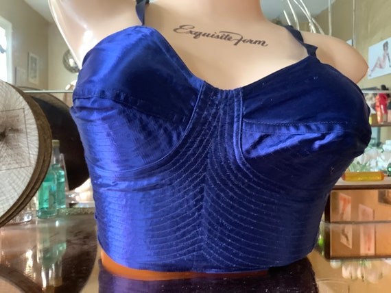 Blue longline bullet bra Acotte