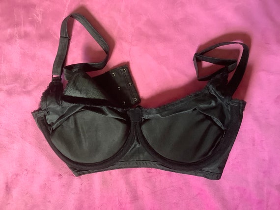 Black Push up  Demi shiny nylon  bra by Kayser - image 2