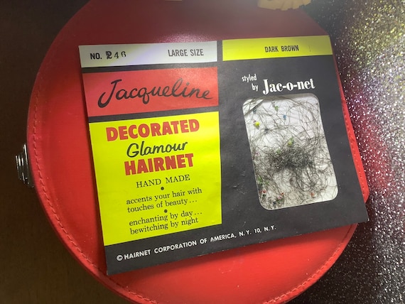 Jacqueline decorated glamour hair net