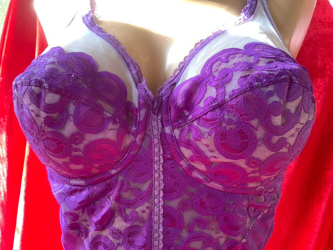 Purple Nylon Bra by Lovable Etsy