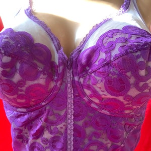 Purple nylon bra by Lovable
