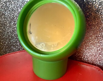 Revolving  plastic travel bedside mirror
