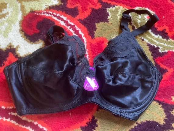 Black nylon bra Exquisite Form unused boxed - image 1