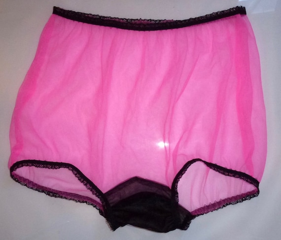 Vintage style sheer nylon panties