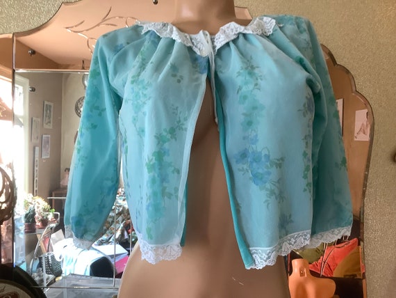 Vintage nylon bed jacket Dorothy Perkins
