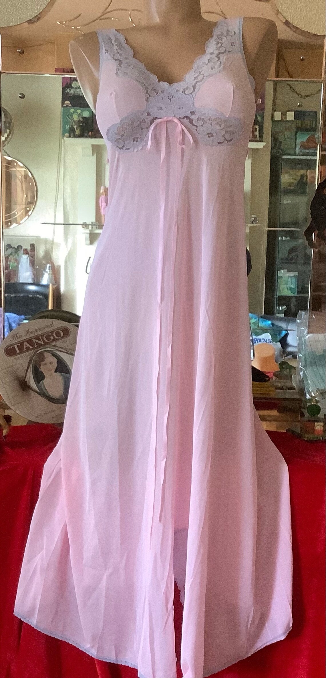 Vintage nylon nightdress Etsy