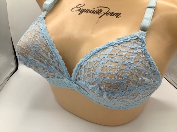 Sheer Lace Blue Bra by St Michael 