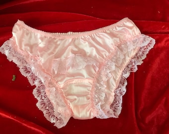 Vintage Nylon Panty With Double Nylon Gusset