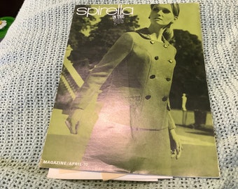 Vintage revista comercial Spirella abril de 1970